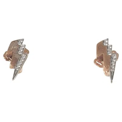 Pre-owned Pomellato Dodo By  Lightning 9k Gold And Brilliants Earrings In Multi
