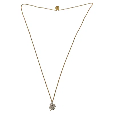 Pre-owned Pomellato Dodo 'uno Sue Mille' Italian Necklace By  Lucky Clover In Multi