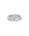 Pomellato Iconica 18k White Gold & Diamond Band Ri