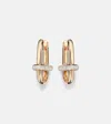 Pomellato Iconica 18kt Rose Gold Earrings With Diamonds In Gold