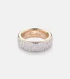 Pomellato Iconica 18kt Rose Gold Ring With Diamonds In Gold