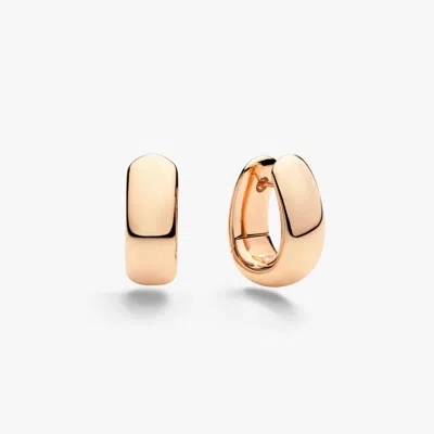 Pomellato 18kt Rose Gold Iconica Hoop Earrings In Pink