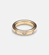 Pomellato Iconica Extra Slim 18kt Rose Gold Ring With Diamonds In Gold