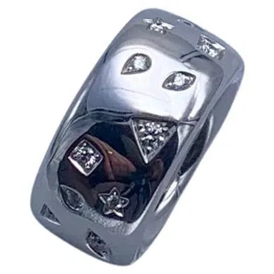 Pre-owned Pomellato Lap Band Ring In Multi