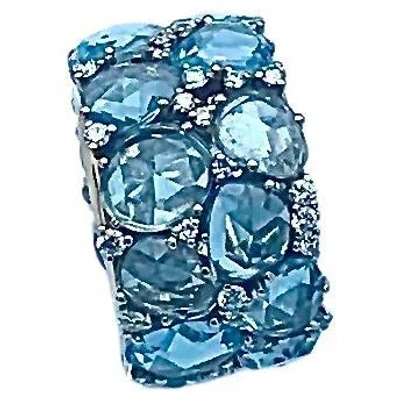 Pre-owned Pomellato Lap Band Ring In Multi