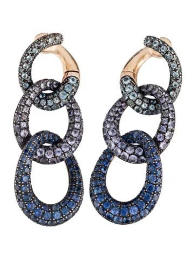 Pre-owned Pomellato Multi-stone Tango Drop Earrings