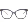 Pomellato Novelty 52mm Square Optical Glasses In Gray