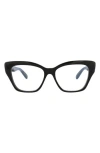 Pomellato Novelty 54mm Square Optical Glasses In Black