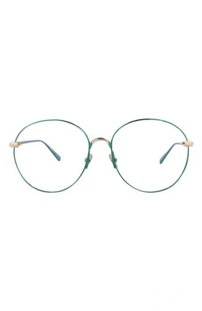 Pomellato Novelty 57mm Oval Optical Glasses In Green