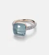 Pomellato Nudo 18kt Gold Ring With Topaz And Diamonds In 0