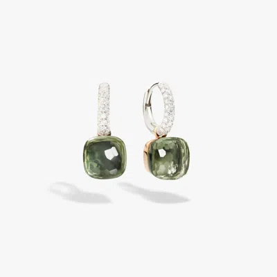 Pomellato Nudo Classic Earrings In Green