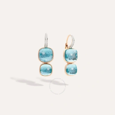 Pomellato Nudo Drop Earrings - Sky Blue Topaz - Poc2025_o7whr_db0oy In Gold