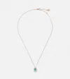 Pomellato Nudo Mini 18kt Rose Gold Pendant Necklace With Topaz And Diamonds