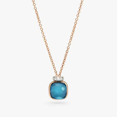 Pomellato Nudo Mini Necklace With Pendant In Multi