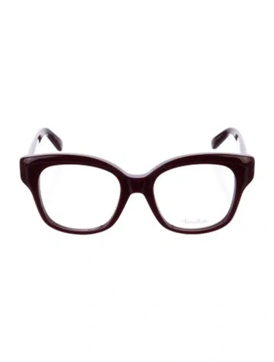 Pre-owned Pomellato Oversize Eyeglasses In Burgundy