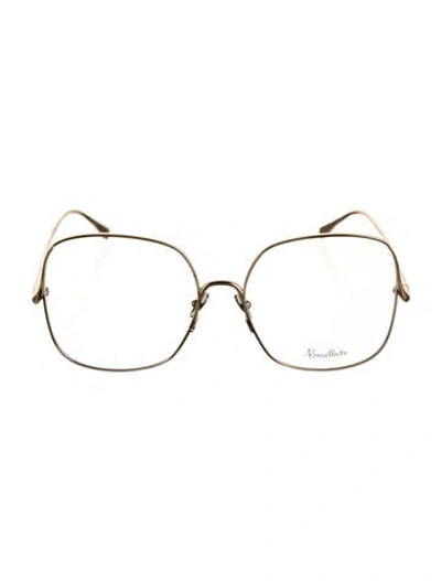 Pre-owned Pomellato Oversize Eyeglasses In Gold
