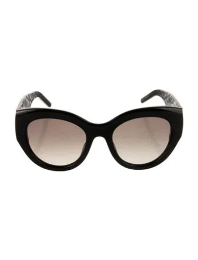 Pre-owned Pomellato Oversize Gradient Sunglasses In Black