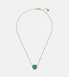 Pomellato Pom Pom Dot 18kt Rose Gold Pendant Necklace With Gemstones In Gold