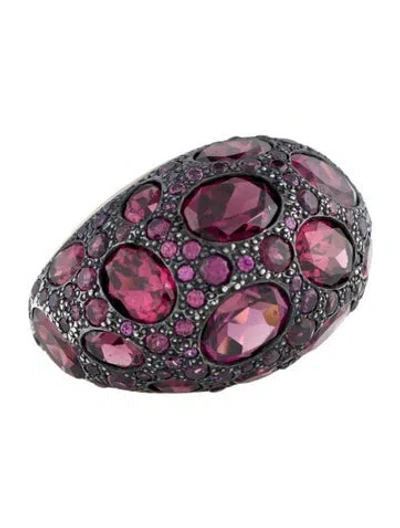 Pre-owned Pomellato Rhodolite Tabou Ring In Multi