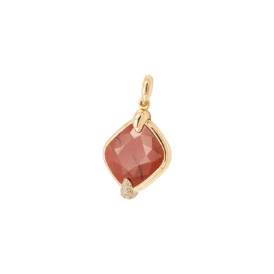 Pre-owned Pomellato Ritratto Jasper Pendant - '10s In Multi