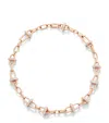 Pomellato Rose Gold And Diamond Iconica Links Necklace In Rose Gold
