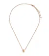 Pomellato Rose Gold And Diamond Iconica Pendant Necklace In Rose Gold