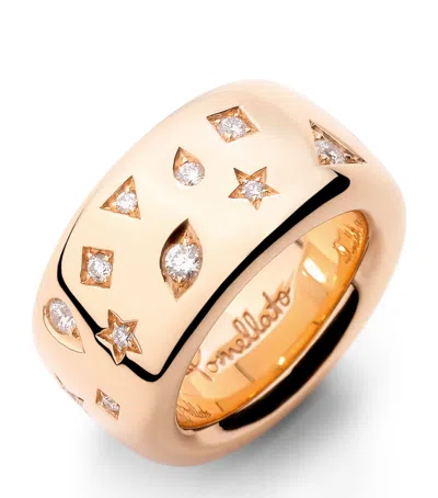 Pomellato Rose Gold And Diamond Iconica Ring