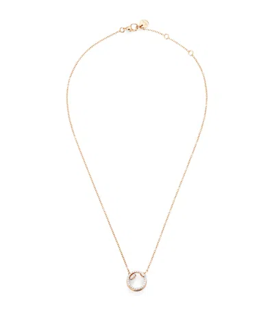 POMELLATO ROSE GOLD AND DIAMOND POMELLATO TOGETHER NECKLACE