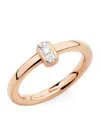 Pomellato Rose Gold And Diamond  Together Ring In Rose Gold