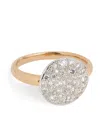 Pomellato Rose Gold And Diamond Sabbia Ring In White