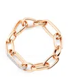 Pomellato Rose Gold And White Diamond Iconica Bracelet In Gold