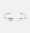 Pomellato Sabbia 18kt Rose Gold Bangle With Diamonds In Pink