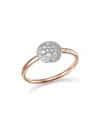 Pomellato Sabbia Ring With Diamonds In 18k Rose Gold In Rose Gold
