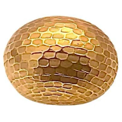 Pre-owned Pomellato Satin And Polished Domed Gold Ring In Multi