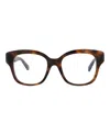Pomellato Novelty 52mm Square Optical Glasses In Multi