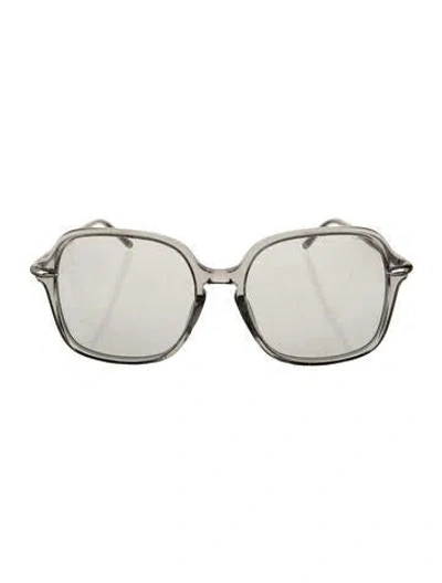 Pre-owned Pomellato Square Tinted Sunglasses In Clear/grey