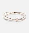 Pomellato Together 18kt Rose Gold Bangle With White Diamonds In Pink