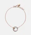 Pomellato Together 18kt Rose Gold Chain Bracelet With Diamonds In Gold