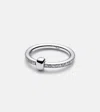 Pomellato Together 18kt White Gold Ring With Diamonds In Silver