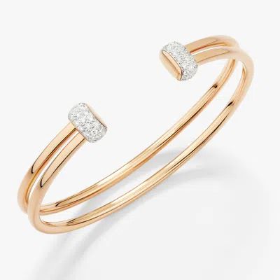 Pomellato Together Diamond Cuff Bracelet In Blue