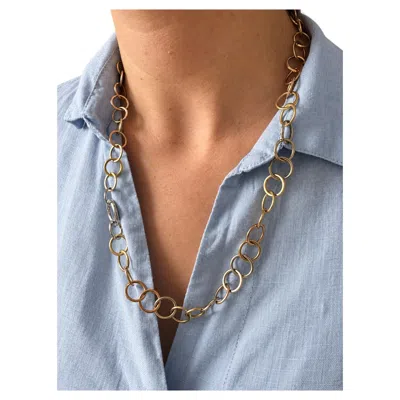 Pre-owned Pomellato Tri-colour Gold Lucciolo Set Including A Chain Necklace And Bracelet In Multiple