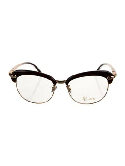 Pre-owned Pomellato Wayfarer Eyeglasses In Gold
