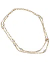 Pomellato White Agate Sautoir 18k Rose Gold Chain
