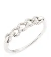 Pomellato White Gold And Diamond Catene Bangle In White