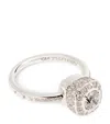 Pomellato White Gold And Diamond Nudo Petit Ring In White