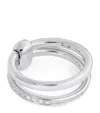 Pomellato White Gold And Diamond  Together Ring In White