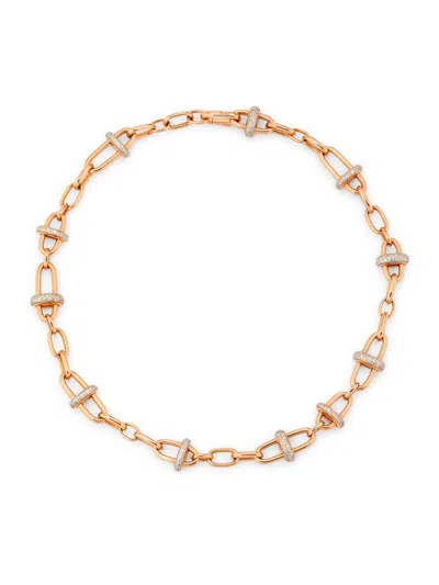 Pomellato Women's Iconica 18k Rose Gold & 4.56 Tcw Diamond Necklace