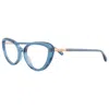 Pomellato Women's Pm0112o 53mm Optical Frames In Blue