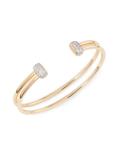 Pomellato Women's  Together 18k Rose Gold & 0.60 Tcw Diamond Cuff