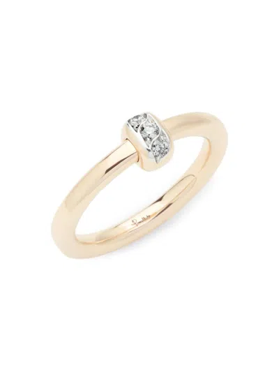 Pomellato Women's  Together 18k Rose Gold & Diamond Ring